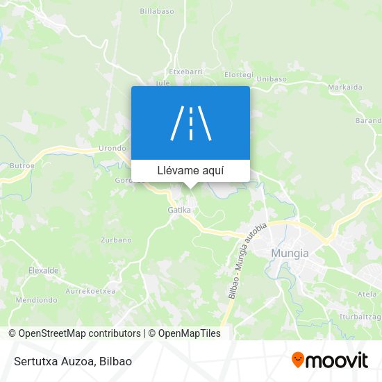 Mapa Sertutxa Auzoa