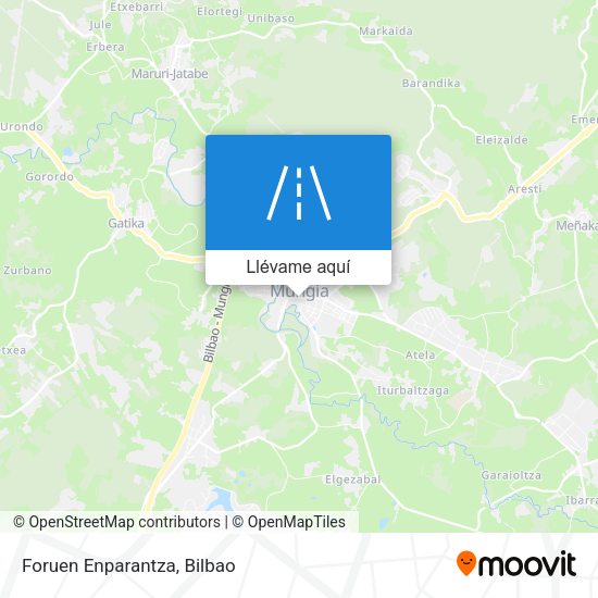 Mapa Foruen Enparantza