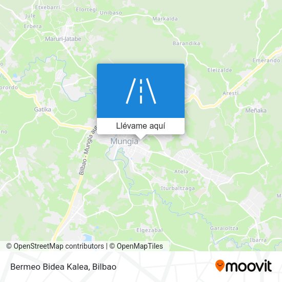 Mapa Bermeo Bidea Kalea