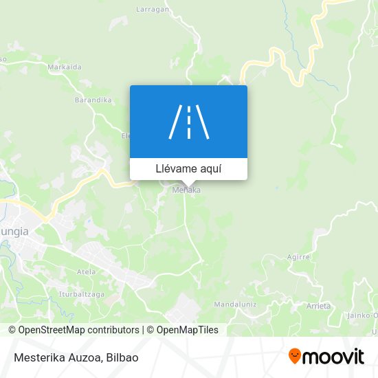 Mapa Mesterika Auzoa