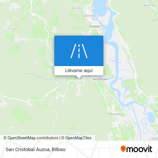 Mapa San Cristobal Auzoa