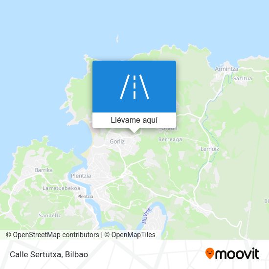 Mapa Calle Sertutxa