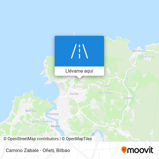 Mapa Camino Zabale - Oñeti