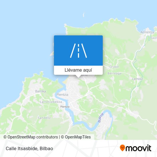 Mapa Calle Itsasbide