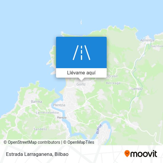 Mapa Estrada Larraganena