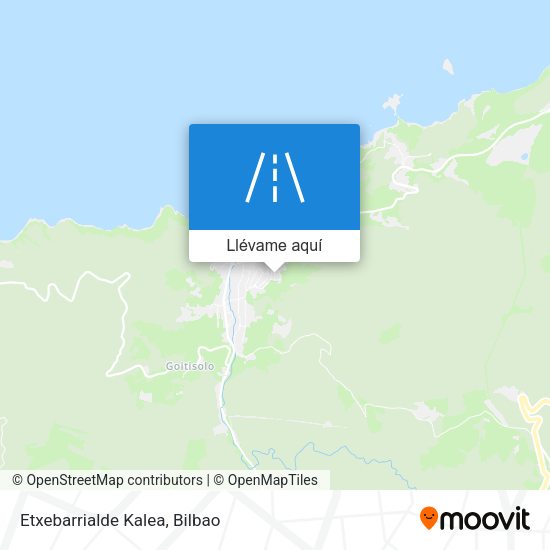 Mapa Etxebarrialde Kalea