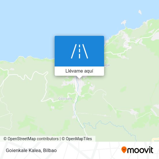 Mapa Goienkale Kalea