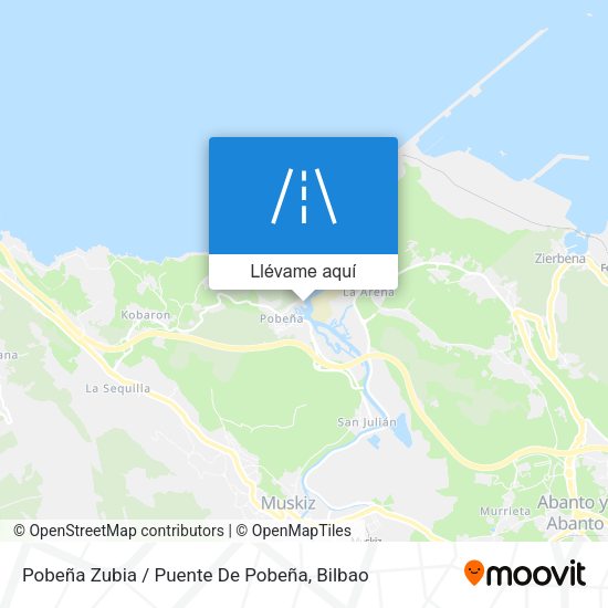Mapa Pobeña Zubia / Puente De Pobeña