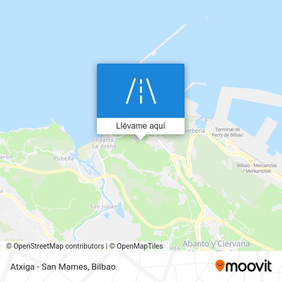 Mapa Atxiga - San Mames