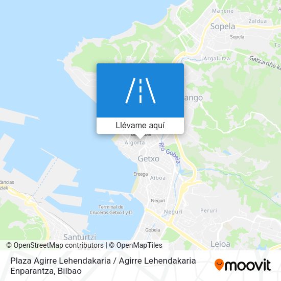 Mapa Plaza Agirre Lehendakaria / Agirre Lehendakaria Enparantza