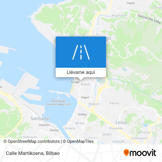 Mapa Calle Martikoena