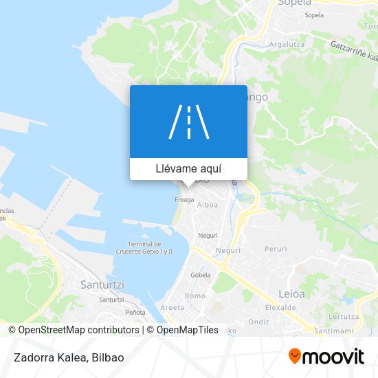 Mapa Zadorra Kalea