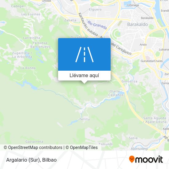 Mapa Argalario (Sur)
