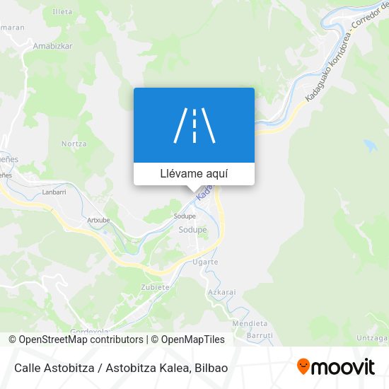 Mapa Calle Astobitza / Astobitza Kalea