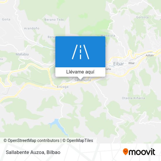 Mapa Sallabente Auzoa