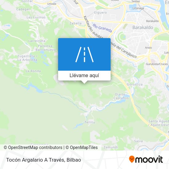 Mapa Tocón Argalario A Través