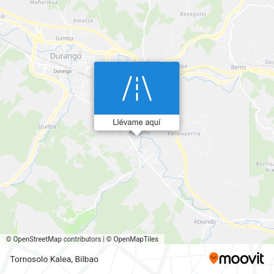 Mapa Tornosolo Kalea