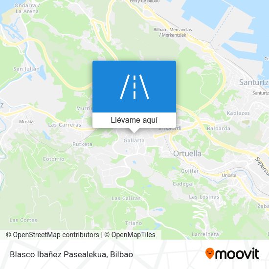Mapa Blasco Ibañez Pasealekua