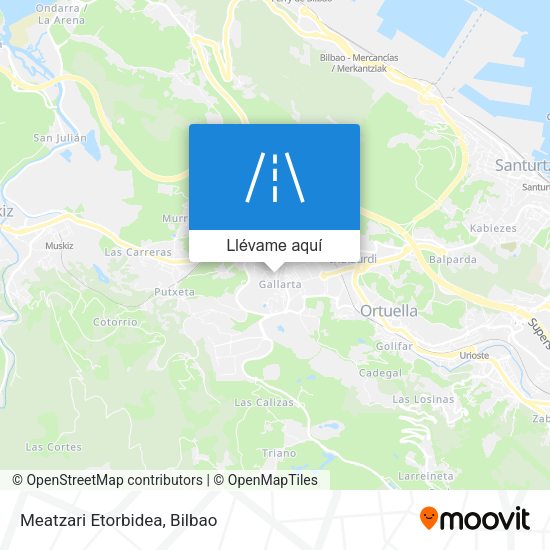 Mapa Meatzari Etorbidea