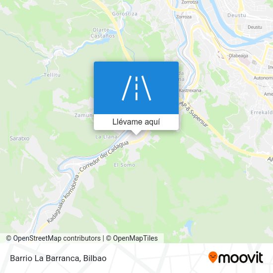 Mapa Barrio La Barranca