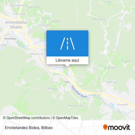 Mapa Errotetarako Bidea
