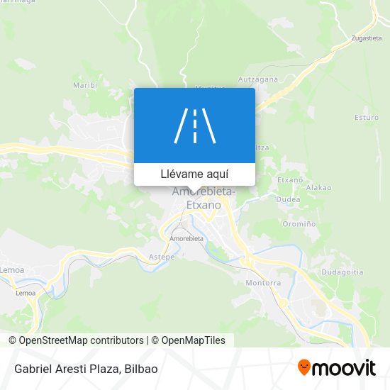 Mapa Gabriel Aresti Plaza