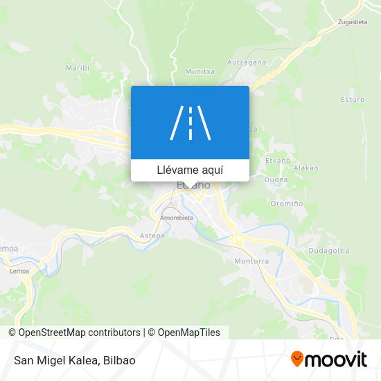 Mapa San Migel Kalea