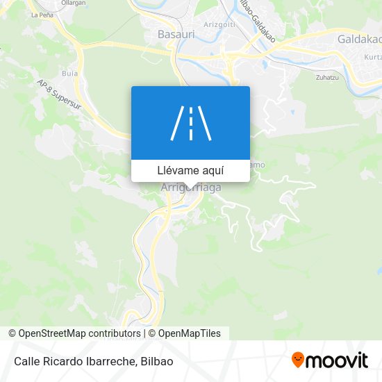 Mapa Calle Ricardo Ibarreche