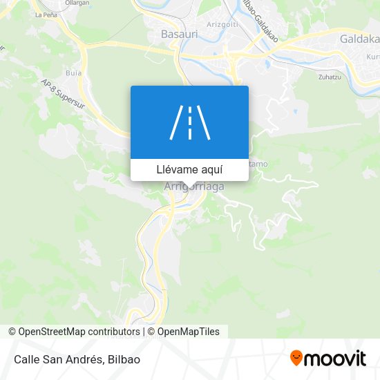 Mapa Calle San Andrés
