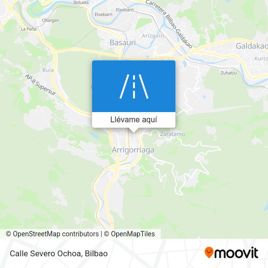 Mapa Calle Severo Ochoa