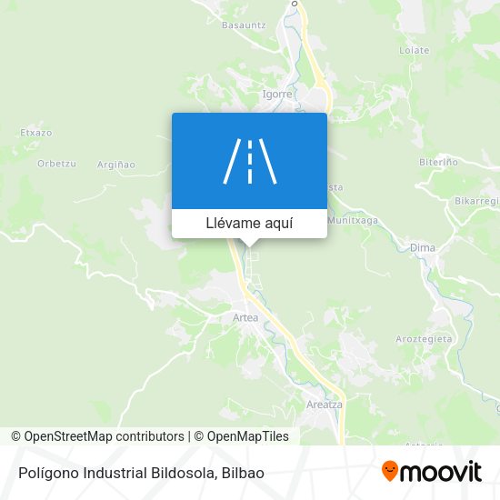 Mapa Polígono Industrial Bildosola