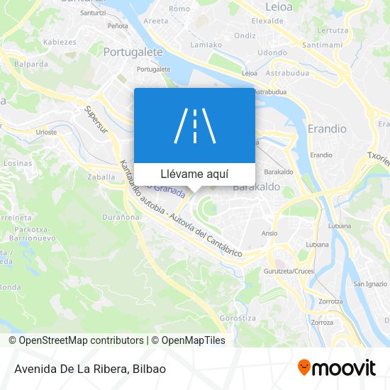 Mapa Avenida De La Ribera
