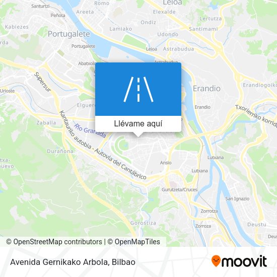 Mapa Avenida Gernikako Arbola