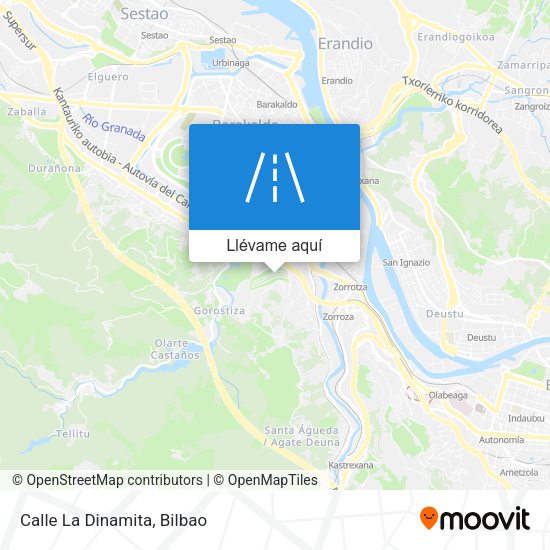 Mapa Calle La Dinamita