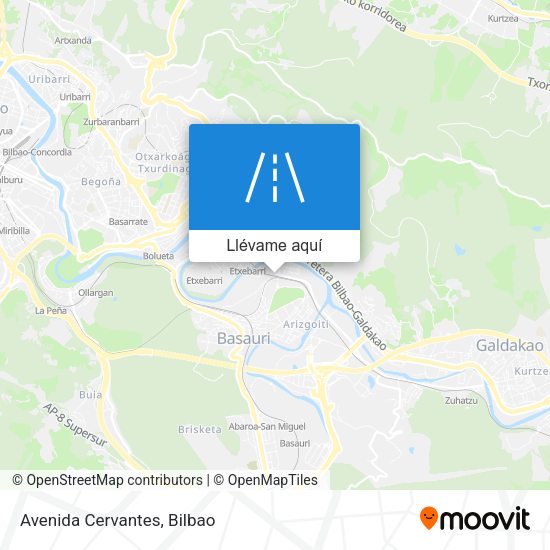 Mapa Avenida Cervantes