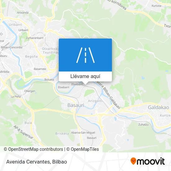 Mapa Avenida Cervantes