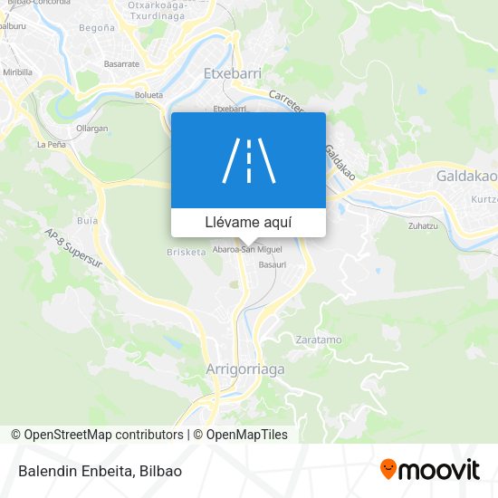 Mapa Balendin Enbeita