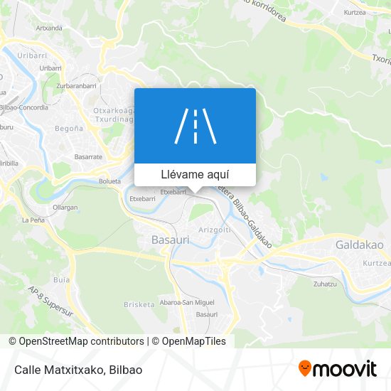 Mapa Calle Matxitxako