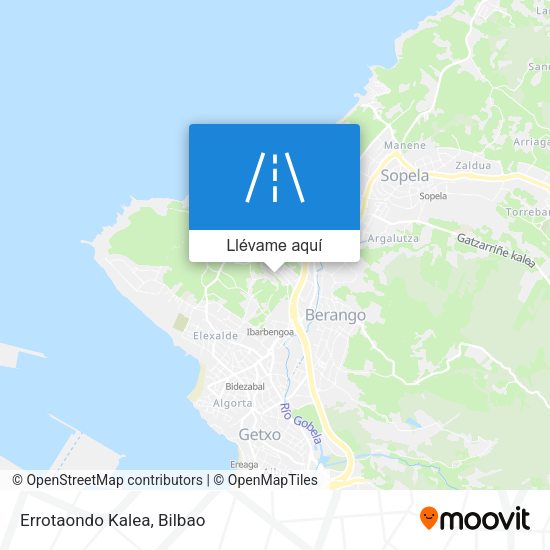Mapa Errotaondo Kalea