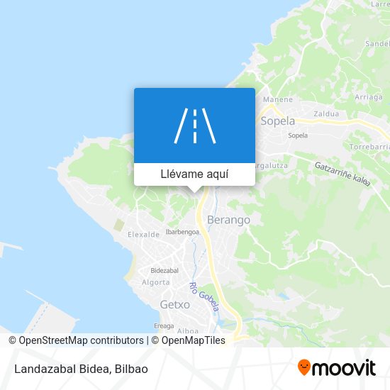 Mapa Landazabal Bidea