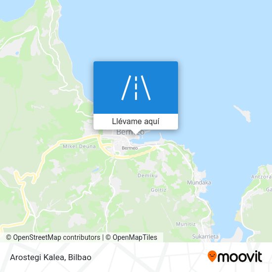 Mapa Arostegi Kalea
