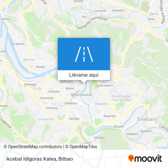 Mapa Acebal Idigoras Kalea