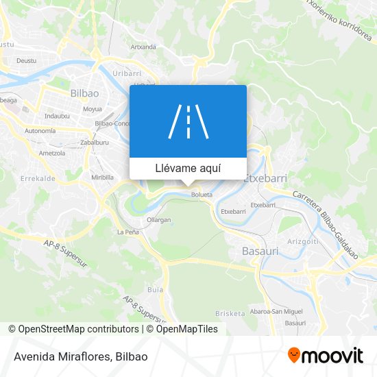 Mapa Avenida Miraflores
