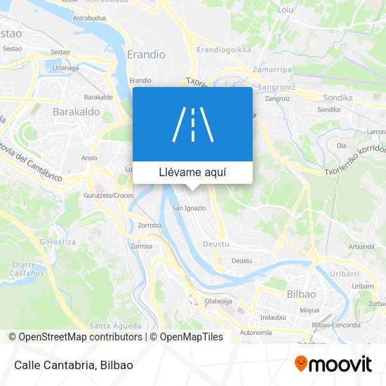 Mapa Calle Cantabria
