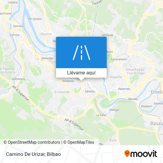 Mapa Camino De Urizar