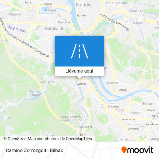 Mapa Camino Zorrozgoiti
