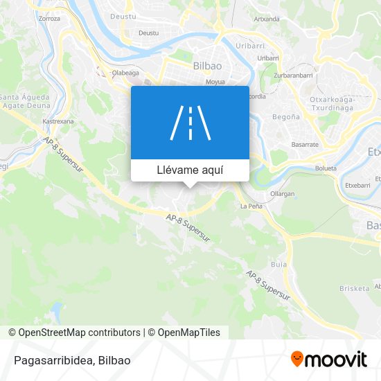 Mapa Pagasarribidea