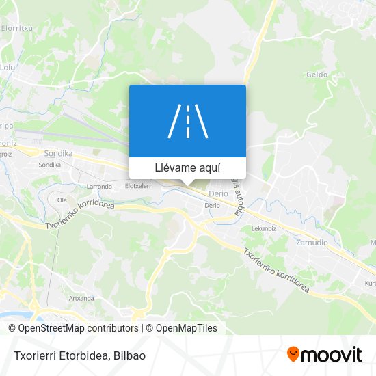 Mapa Txorierri Etorbidea