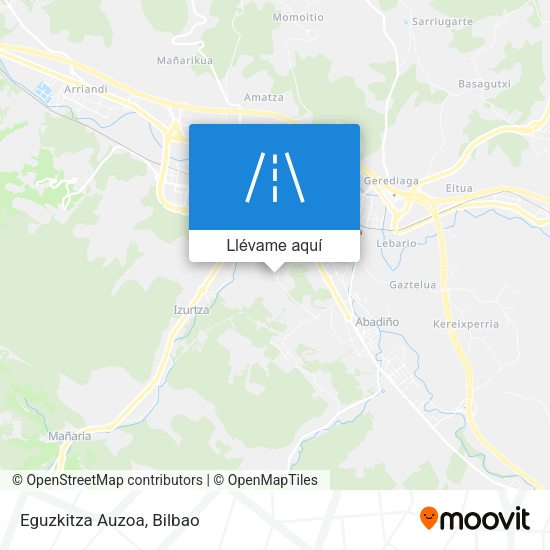Mapa Eguzkitza Auzoa