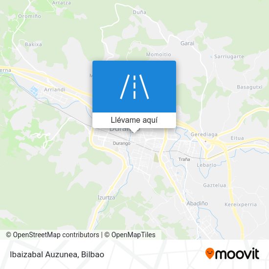 Mapa Ibaizabal Auzunea